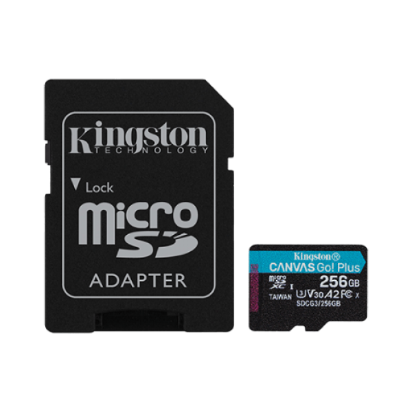 Kingston SDCG3/256GB microSD + adapter
