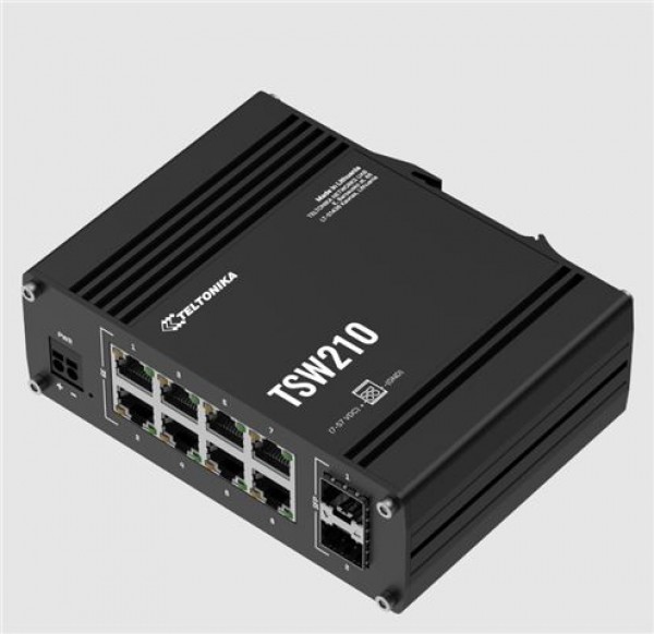 Industrijski switch Ethernet2 SFPports TSW210 sa napajanjem