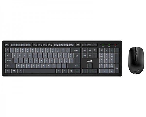 Genius KM-8200 USB YU wireless tastatura i miš black