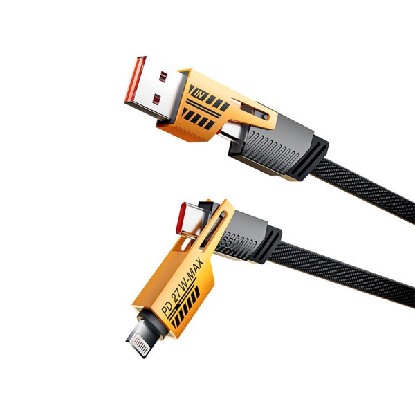 Xwave USB 65W 4-in1 multi port charging cable 1m
