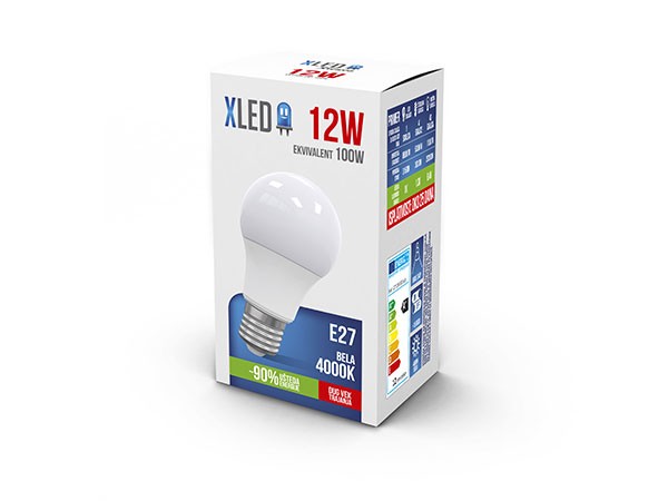 XLED E27 12W Bela led sijalica