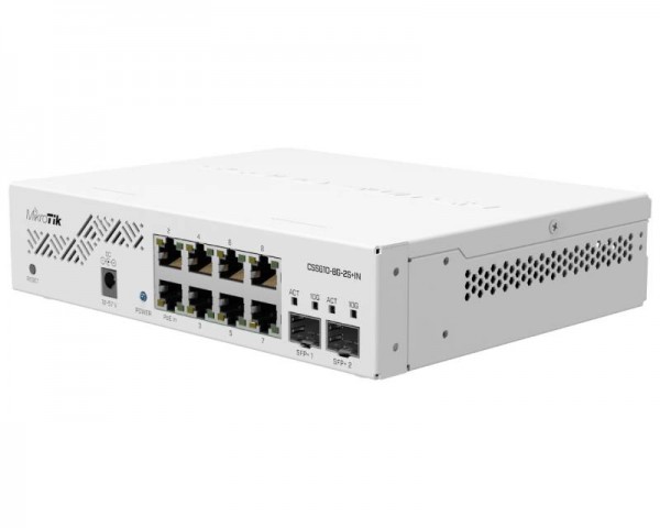 MIKROTIK (CSS610-8G-2S+IN) SwOS Lite upravljivi switch