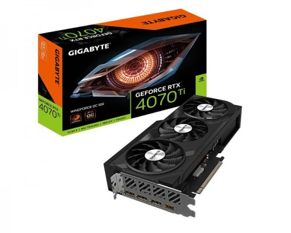 GIGABYTE nVidia GeForce RTX 4070 Ti WINDFORCE OC 12GB GV-N407TWF3OC-12GD
