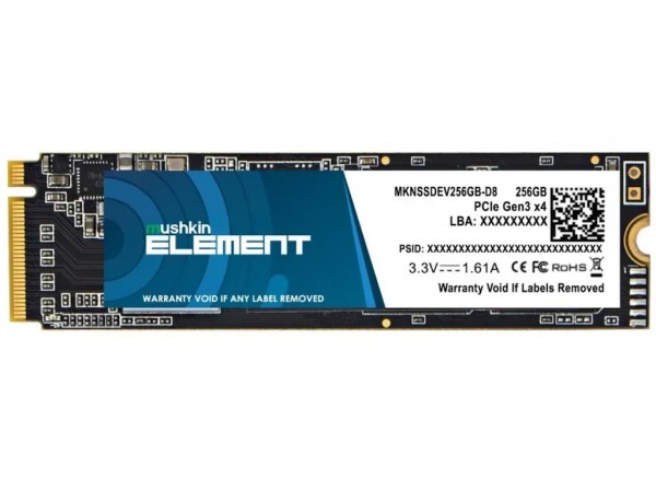 Mushkin Element 256GB SSD M.2 NVMe