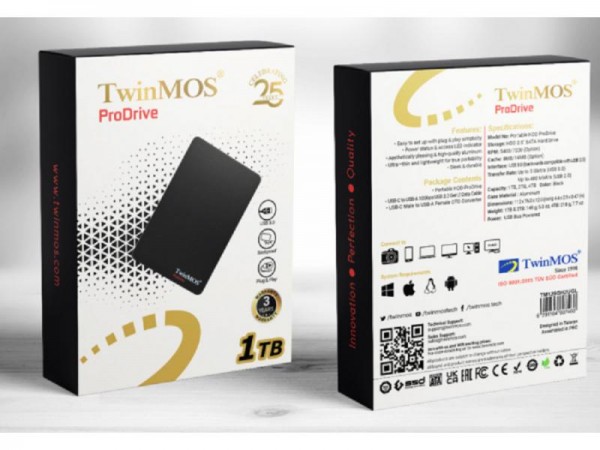 TwinMOS 1TB TM1000GPD USB 3.0 2.5''