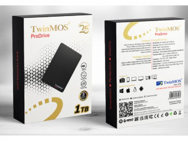 TwinMOS 1TB TM1000GPD USB 3.0 2.5''