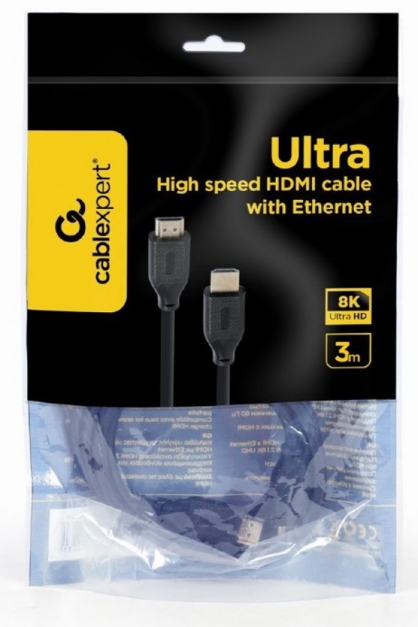 Kabl HDMI M/M 2.1/8K/UHD 3m