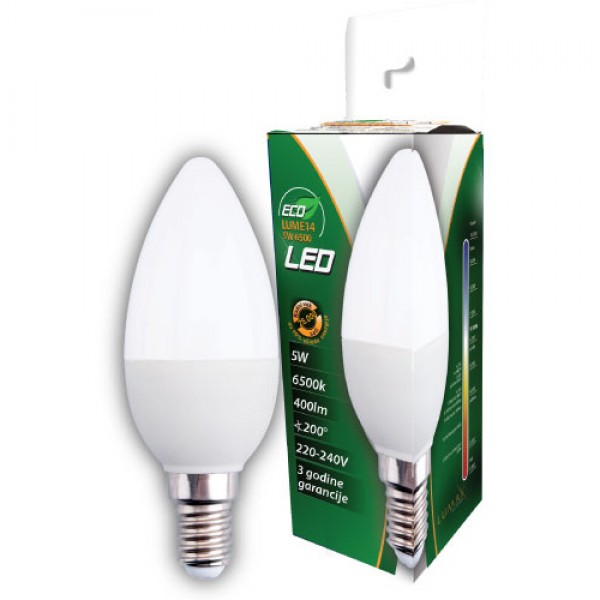 Lumax ECO LUME14-5W 6500K 400lm hladno bela LED sijalica