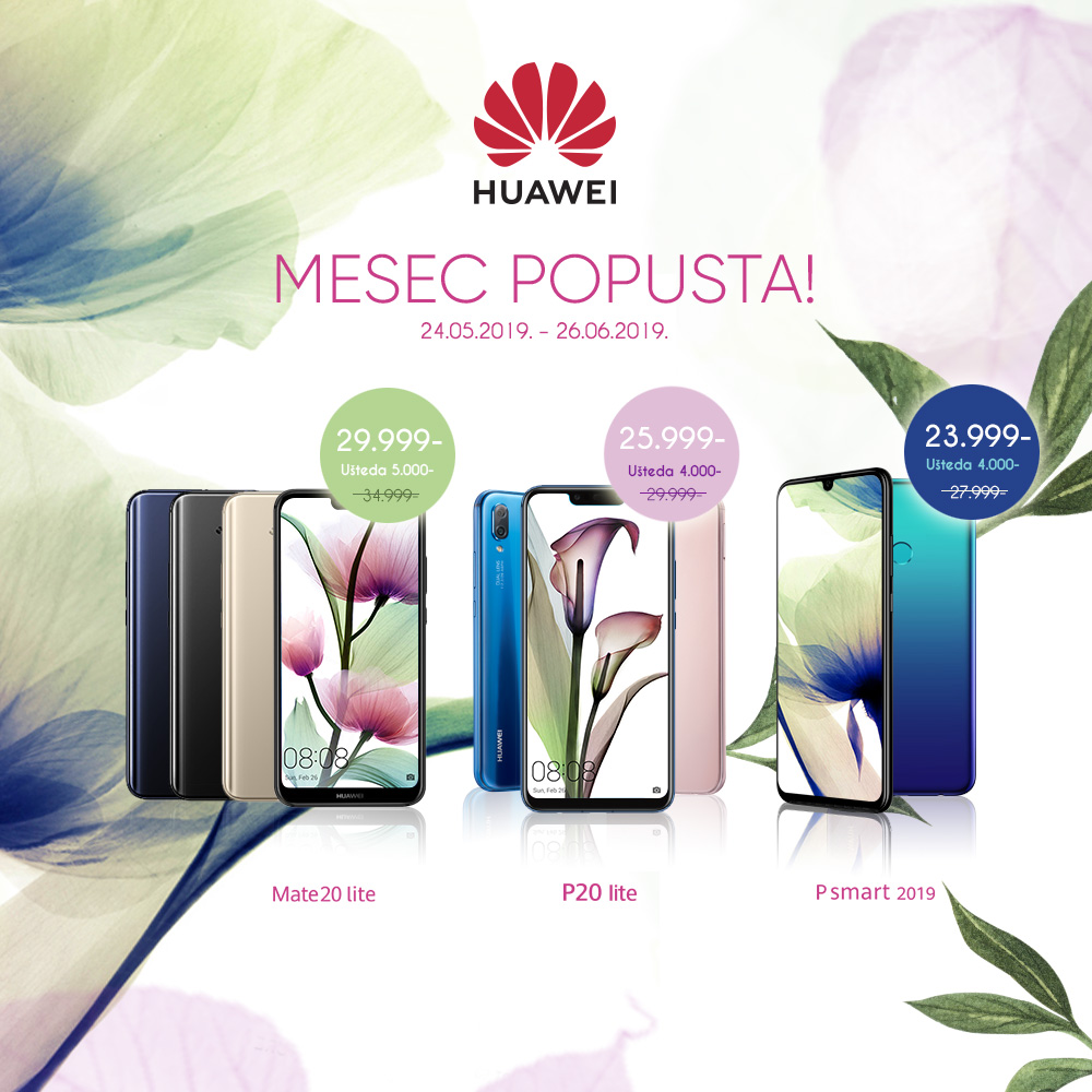 HUAWEI mesec popusta!